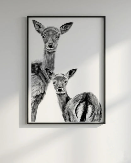 The fallow deer from the fairytale forest