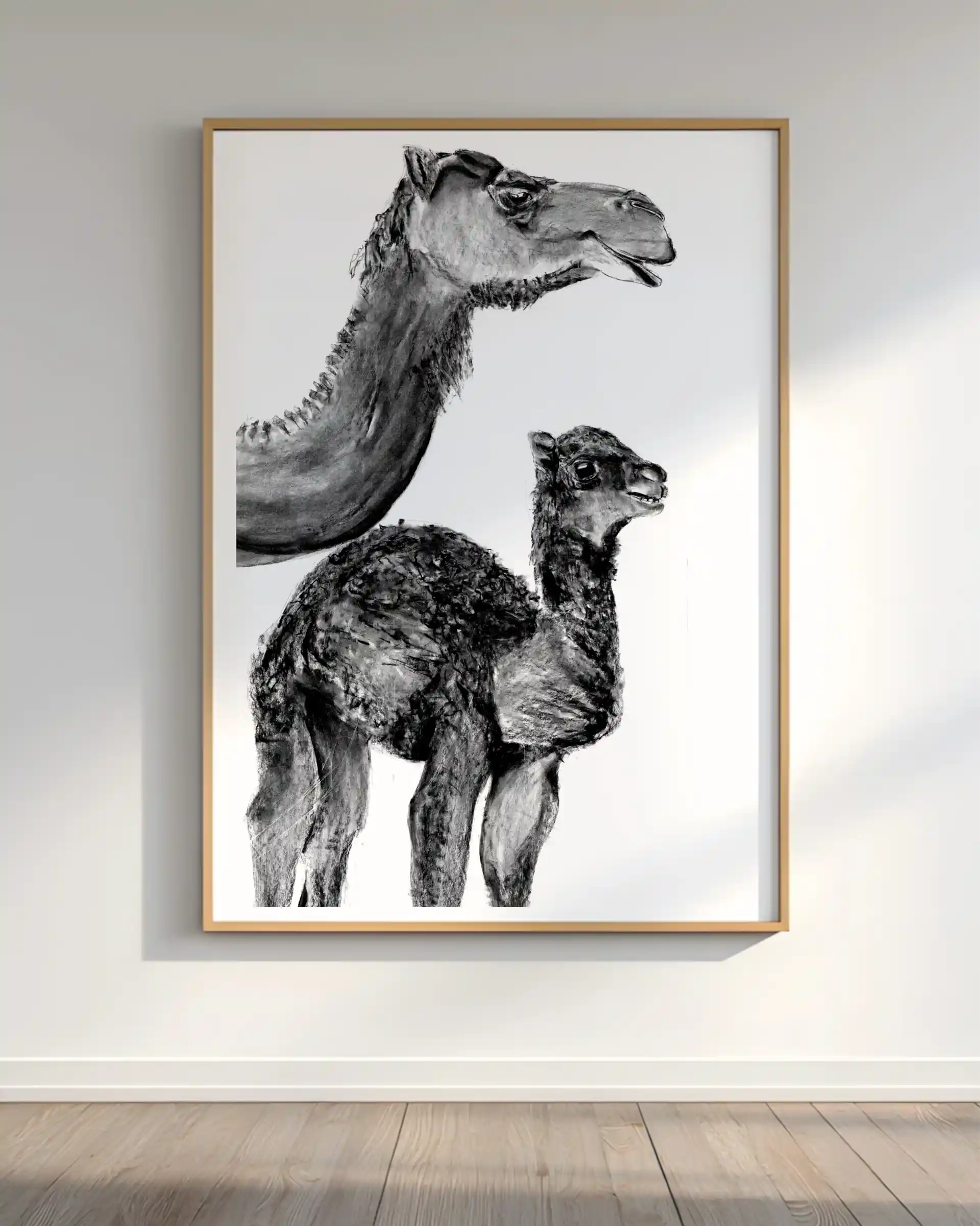 Camel and Baby Camel