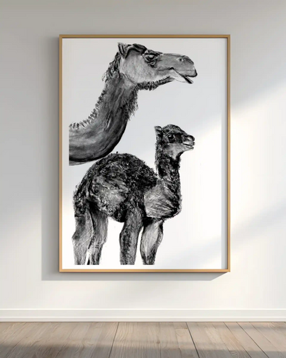 Camel and Baby Camel